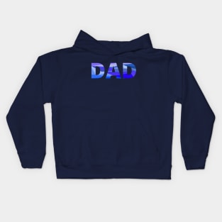 Dad pastel colors cubes for proud fathers, new fathers, father's day Kids Hoodie